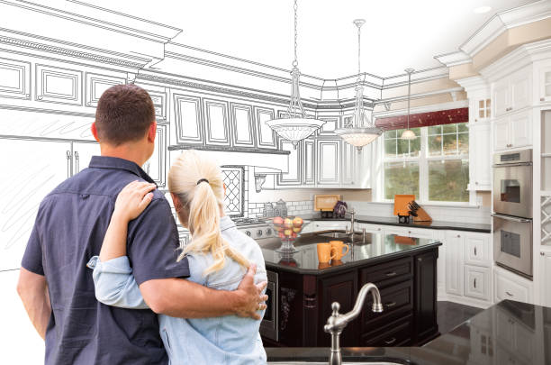 Professional Cabinet Refacing technician working in Dublin, PA